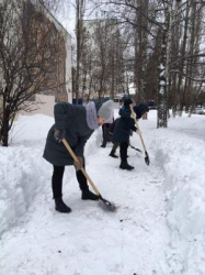 Снежный субботник!